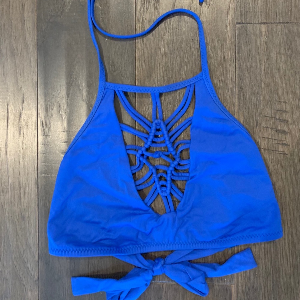 Becca halter bathing suit top